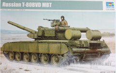 小号手T-80BVD(05581)对比X-ACT T-80U(35001)