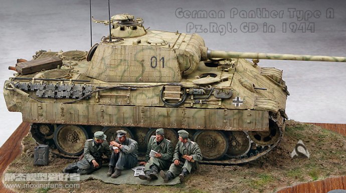 二战德国黑豹A后期型战车