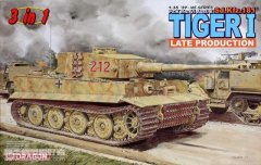 【威龙 6253】二战德国虎式重型坦克后期型板件图和说明书