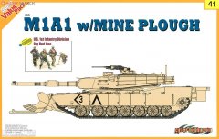【威龙 9141】美国M1A1坦克连前置扫雷犁和第一步兵师板件图和说明书