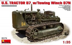 【MINIART 35174】美国军用拖拉机D7W/拖曳绞车D7N评测