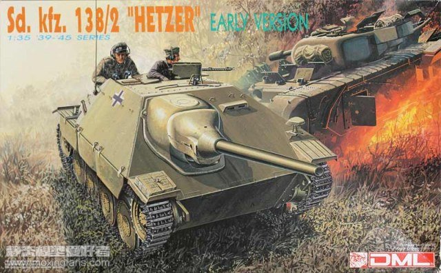 【威龙 6030】德国追猎者坦克歼击车早期型板件图和说明书