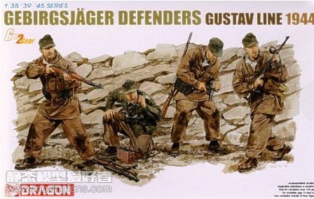 【威龙 6517】德军山地兵（古斯塔夫防线1944）板件图和说明书