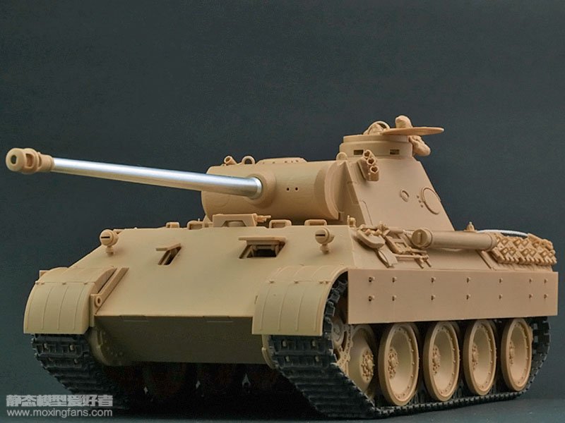 【田宫 35345】德国黑豹D中型坦克评测（素组）