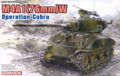 【威龙 6083】美国M4A1（76mm）谢尔曼坦克眼镜蛇行动（再版）