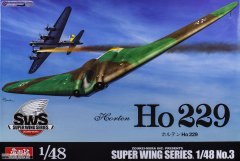 【造型村 SWS48-03】德国飞翼战机Ho-229 霍顿SWS 03评测