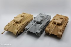 田宫,威龙,红星三家豹坦克D型横向对比评测