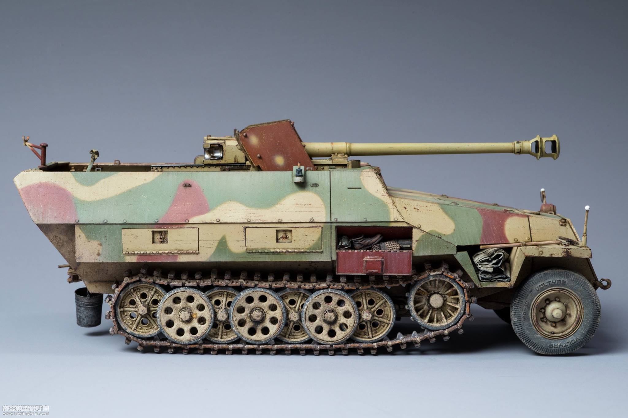 sd.kfz 251/22 pakwagen--251半履带装甲车(afvclub)