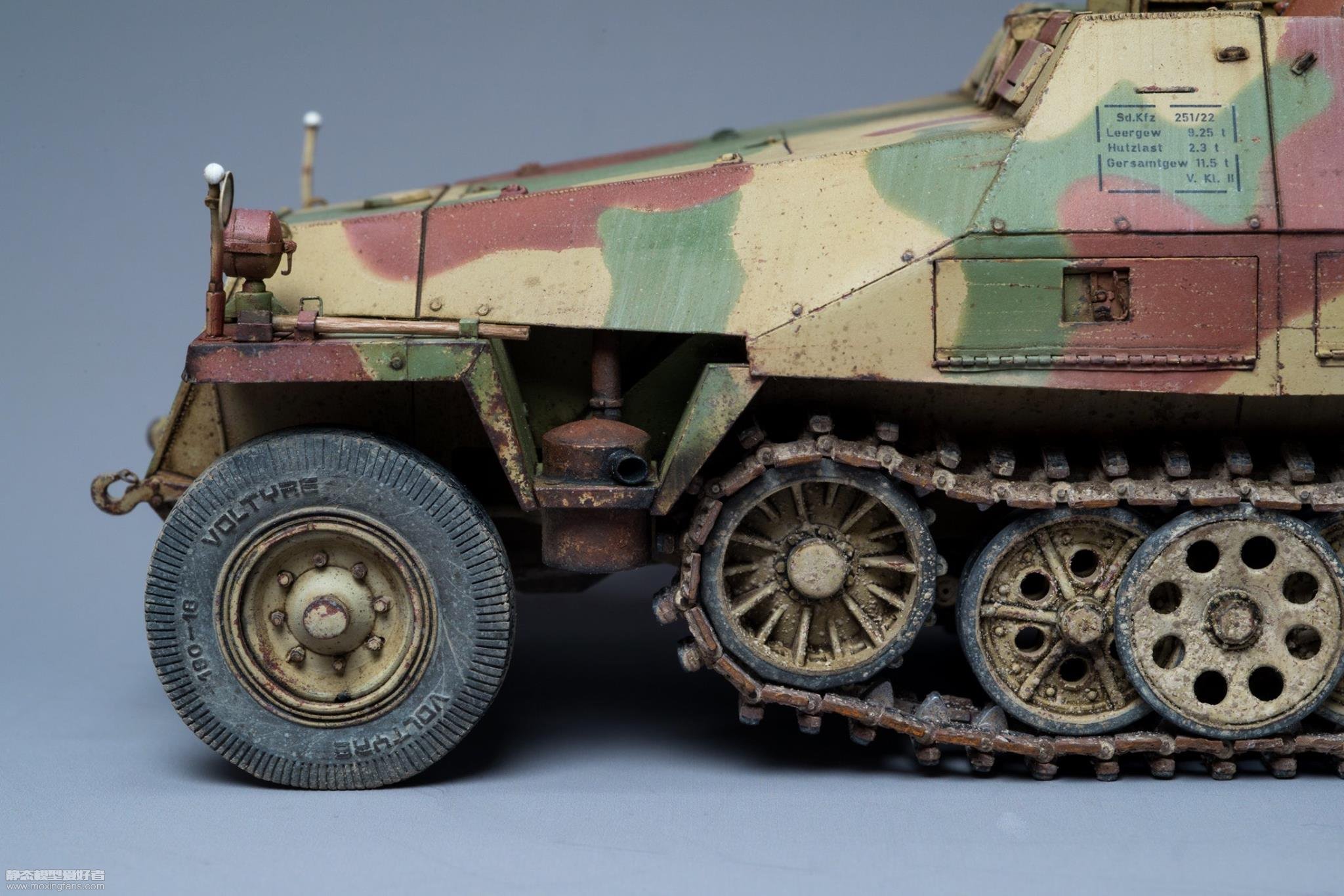 sd.kfz 251/22 pakwagen--251半履带装甲车(afvclub)