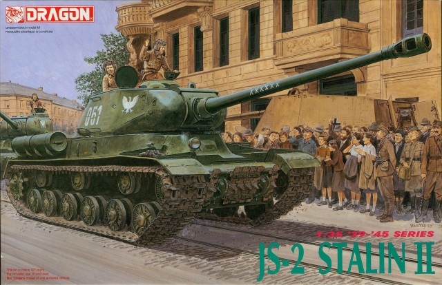 威龙刚刚再版的6012苏联JS-2重型坦克为魔术履带！