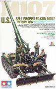 【田宫 37021】1/35美国M107自行火炮板件图和说明书