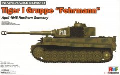 【RFM 5005】1/35德国虎式重型坦克 Fehrmann战斗群 德国北部1945年4月板件图和说明书