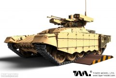 【TIGERMODEL 4611】1/35苏联BMPT-72终结者II火力支援战车官方3D图及其说明