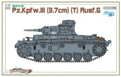 【威龙 6765】1/35德国三号坦克(3.7cm)(T)G型（白盒）