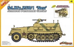 【威龙 9149】1/35 Sd.Kfz.250/1 NEU半履带装甲车板件图和说明书