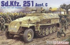 【威龙 6187】1/35德国Sd.Kfz.251 Ausf.C半履带车板件图和说明书