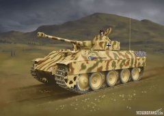 【威龙 6835】1/35 德国豹型工程坦克四号炮塔板件图和说明书