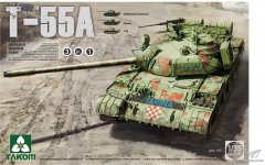【三花】新品：2056 1/35 苏联T-55A中型坦克和2057 1/35 捷克T-55 AM2B中型坦克