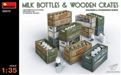 【MINIART 35573】新品：1/35牛奶瓶和木箱