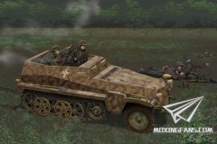 【威龙 6858】新品：1/35 德国Sd.Kfz.250/7半履带车8cm迫击炮型（全内构）