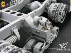 【格里芬 L35A035】美国半履带车辆带弹簧从动轮式悬挂改造件(威龙)