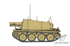【威龙 6857】新品：1/35 德国Sd.Kfz.138/1 38H 蟋蟀自行火炮极初期型（Smart Kit）