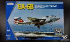 【天力 K48044】1/48 美国海军 EA-6B＂徘徊者＂电子战飞机及牵引车开盒评测