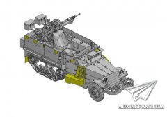 【威龙 3586】新品：1/35 以色列M3半履带TCM-20高射炮装甲车