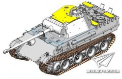 【威龙 6897】新品：1/35 德国豹式坦克G后期型加装防空装甲
