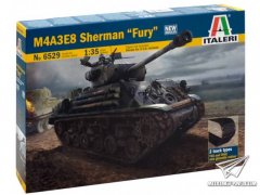 【意大利 6529】1/35 谢尔曼M4A3E8中型坦克狂怒开盒评测