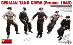 【MINIART 35191】1/35 德国坦克成员组法国1940开盒评测