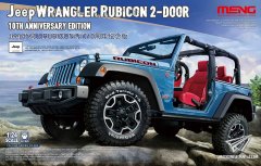 【MENG CS-003】新品：1/24 Jeep牧马人Rubicon两门10周年纪念版