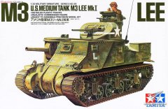【田宫 35039】1/35 美国M3 LEE坦克板件图和说明书