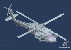 【小鹰】新品：1/35 美国MH-60L/HH-60G黑鹰直升机