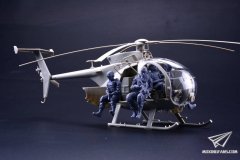【小鹰 KH50003】1/35 AH-6J/MH-6J武装直升机及兵人试模件照片