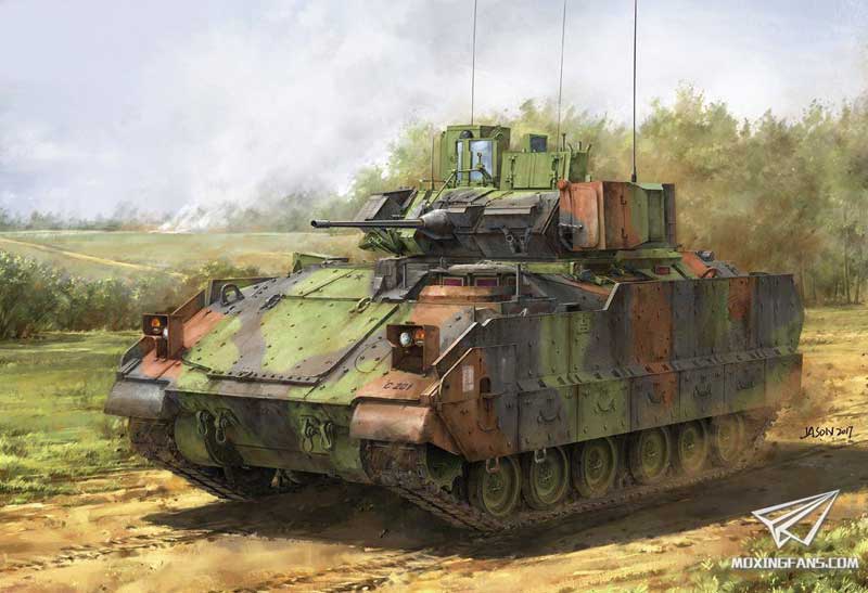 【天力 61014】1/35 M3A3装甲车T-161履带型开盒评测