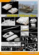 【威龙 3611】1/35 M48A5中型坦克105mm主炮配置图更新