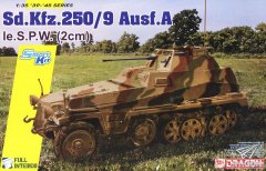 【威龙 6882】1/35 德国Sd.Kfz.250/9 Ausf.A半履带车le.S.P.W (2cm)板件图和说明书