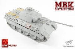 【三花 2097】1/35 德国豹式坦克A早期型素组评测