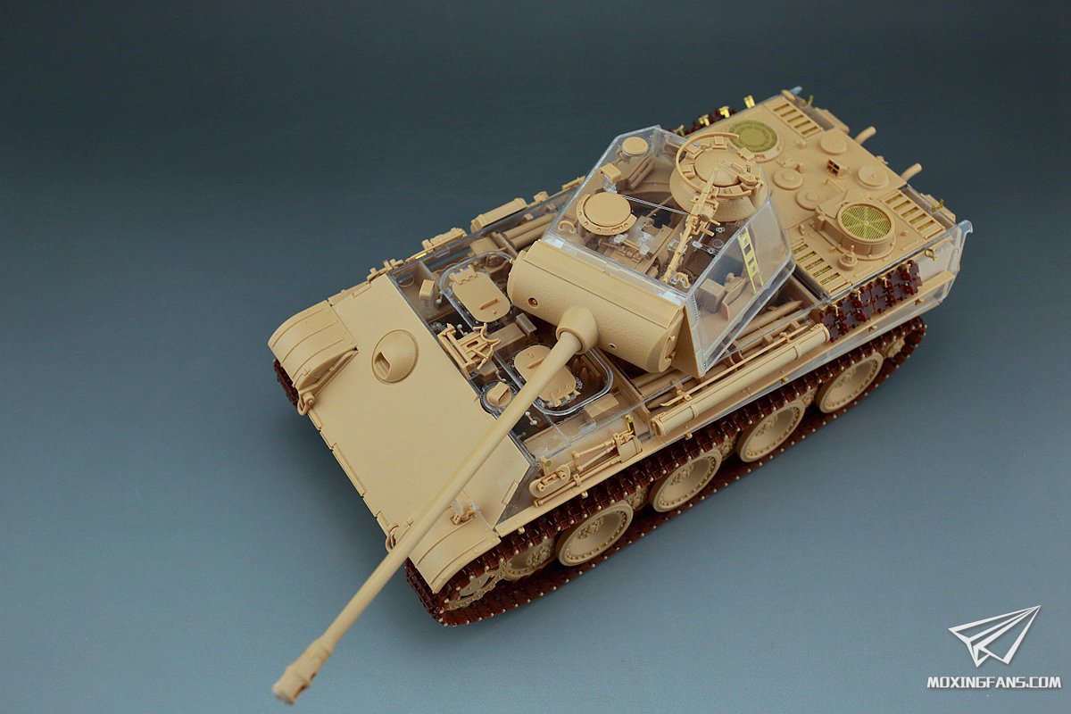 【麦田 5016】1/35 德国豹式坦克G初期/后期型评测