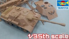 【小号手】新品：1/35 SU-122-54坦克歼击车