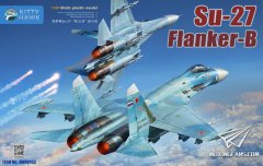 【小鹰 KH80163】新品：1/48 俄罗斯Su-27侧卫-B战斗机