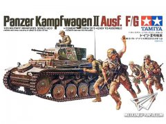 【田宫 35009】1/35 德国二号F/G坦克及步兵组