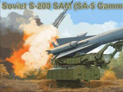【小号手】新品：1/35 苏联S-200（萨姆-5）防空导弹