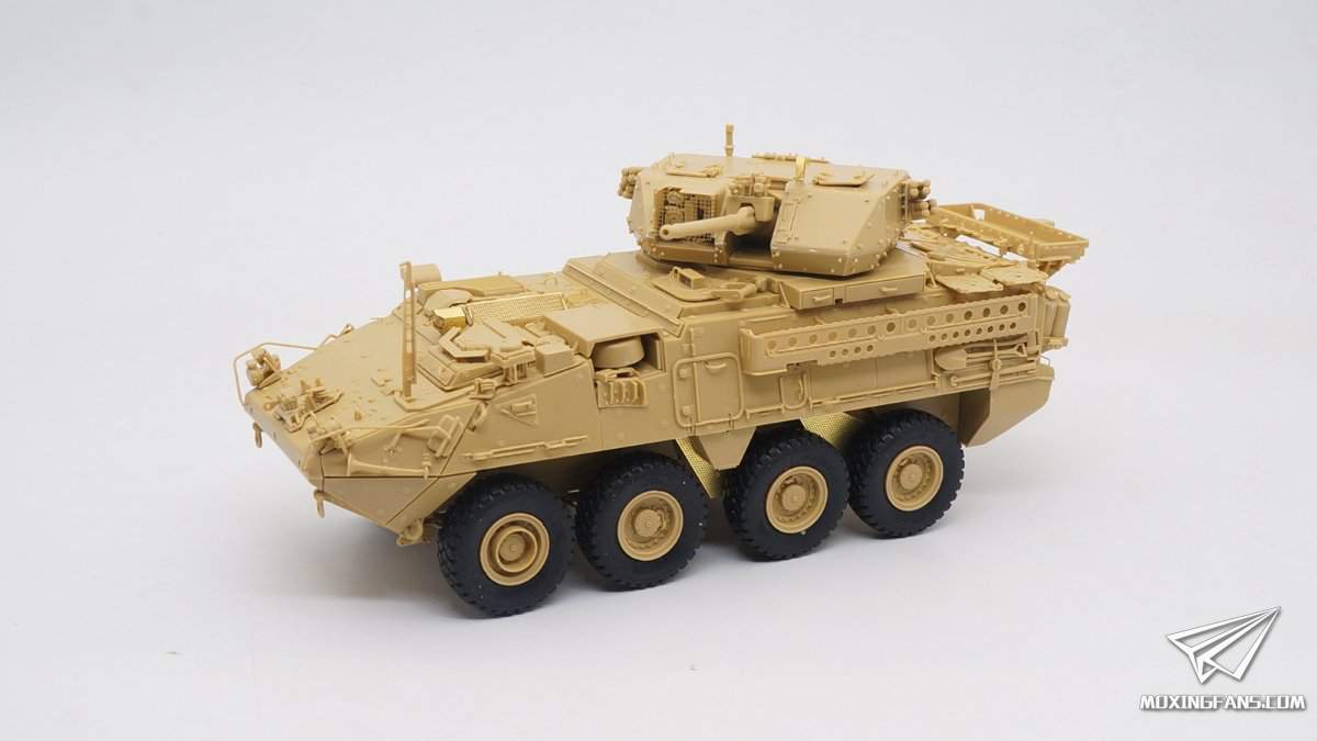 【熊猫 ph35045】 1/35 美国m1296斯崔克龙骑兵步兵战车开盒及素组