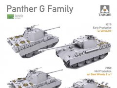 【三花】1/35 豹式坦克G型，M46巴顿及豹2抢修车新品数则