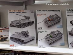 【麦田】1/35 T-34/D-30，魏特曼虎式坦克初期型及M4A3E8新品三则