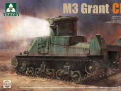 【三花 2116】1/35 美国M3格兰特CDL中型坦克