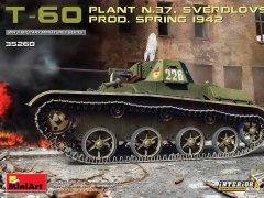 【MINIART 35260】1/35 T-60轻型坦克 斯维尔德洛夫斯克 N.37工厂 1942年春季生产