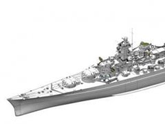 【威龙 1062】新品：1/350 沙恩霍斯特战列巡洋舰1940